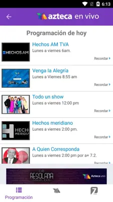 Azteca en Vivo android App screenshot 0